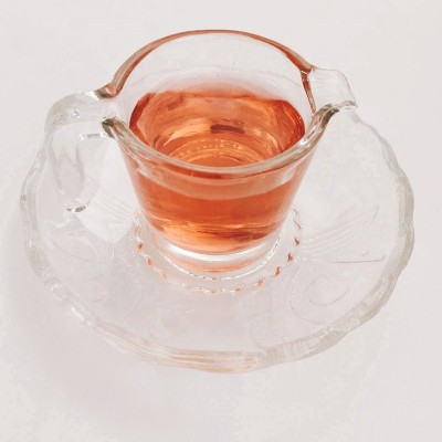 1.5oz 45ml food grade glass empty cup with saucer for beverage coffee,tea