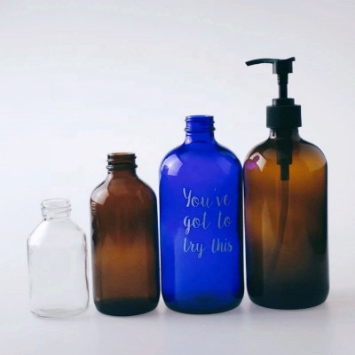 125ml 250ml 500ml food grade glass empty bottle with pump sprayer for storing personal care hand sanitizer,disinfectant