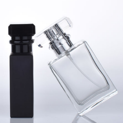 30ml 50ml perfume glass bottle with spray cap