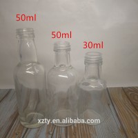 Various shapes of 50ml beverage bottle / seasoning glass bottle