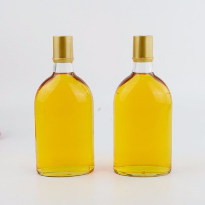 500ml sized flat glass wine bottle flask glass whisky liquor bottle