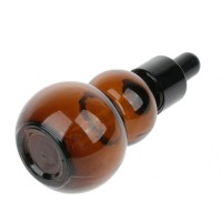 10ml 15ml 20ml 25ml or custom amber glass bottle for essential oil with dropper cap