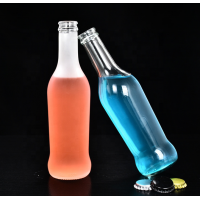 Hot Beverage Use 275ml Glass Cocktail Bottle With Tin Crown Cap